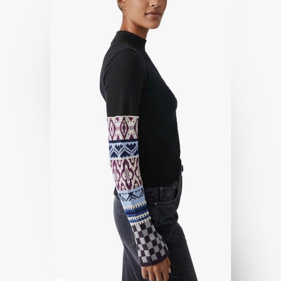 NWT Free People "Gorgeous Cuff' Thermal Top - Picture 2 of 14